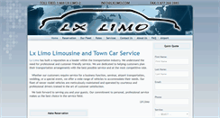 Desktop Screenshot of lxlimo.com