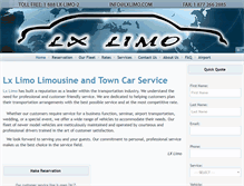 Tablet Screenshot of lxlimo.com